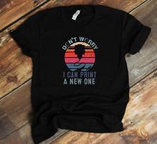 3D Printer T-Shirt - I Can Print A New One 3D Print Nerds Retro Funny 3D Printing Shirt 3XL