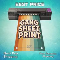 Custom DTF Prints, DTF Heat Transfers, T-Shirt Heat Transfer Ready to Press Iron On Personalised, Heat Printing Transfer Gang Sheets S