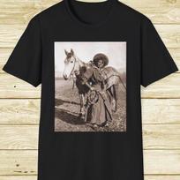 Black Cowgirl Tee, NELLIE BROWN, Circa 1900 w/ Horse JuneteenthBlack Cowboys, History, Wild West, Nat Love, Bill Pickett, Stagecoach Mary S