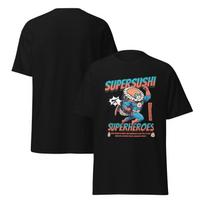 Super Sushi Hero - Comic Superhero T-Shirt M