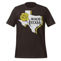 Yellow Rose T-Shirt: Retro Waco Texas Design, 100% Cotton L