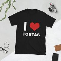 I Love Tortas Unisex T-Shirt – Soft Cotton Graphic Tee M
