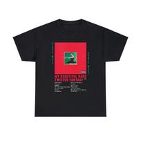 Kanye West My Beautiful Dark Twisted Fantasy T-Shirt | Rap Tee | Short-Sleeve Unisex Black Vintage Style MBDTF Graphic T-Shirt S