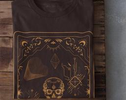 Cyberpunk Tarot Card Tshirt, Clowncore Weirdcore Clothing, Trad Goth Clothes, Gothic Clothes,Grunge Clothing,Korean Clothing,Y2k Whimsigoth 2XL