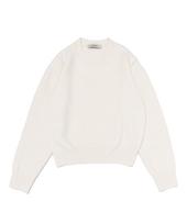 Cargo Bros For Woman Soft Basic Round Knit (Ivory) Free