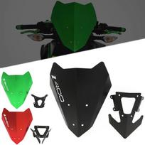 For Kawasaki Z400 Z650 Z900 Z 400 650 900 CNC Aluminum Motorcycle Accessories Windshield Windscreen Deflectors Z400 With Z400 Black