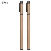 Neutral Pen Writing Tool Green ECO Friendly Gel Pens Writing Supplies Signature Pen Kraft Paper Pen 2Pcs