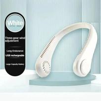 2026 Long Endur New Mini Neck Mounted Fan Portable Bladeless Neck Rechargeable Air Cooler 3 Speed Mini Summer Sports Fan Outdoor balta