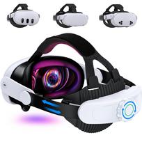 BEBONCOOL MV1001 For Meta Quest 3S/Quest 3/Quest 2 Head Strap Battery Pack Battery Head Strap Compatible for Oculus Head Strap Head Strap