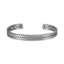 99,99% gryno vario magnetinės apyrankės Rankų darbo pintas skeletas Dizainas Reguliuojamos Minimalistinės varinės apyrankės 21cm&Pure Copper Magnetic Bangle sidabras