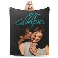 Relax Off Campus TV Series Blanket Accessories Bedding Decorative Blanket Throw Ultra-Soft Flannel for Car Size: 75*100cm, Weight: 230 GSM
