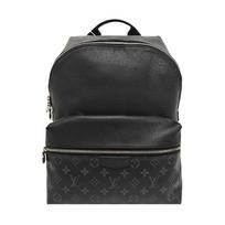 [Pre-Owned] Discovery Zipper Closure Canvas And Leather Backpack Large - Very Good #10IN69 ONE SIZE