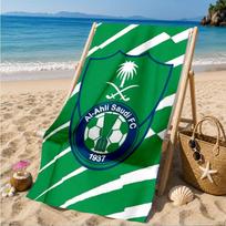 AS Saint-étienne Beach Towel, Quick-drying, Easy to Care for, Suitable for Both Fitness and Beach Vacations,Sports Essential 70cmx140cm(27x55inch)