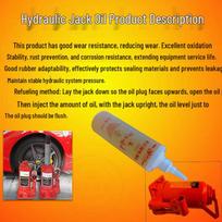All-Season Universal Hydraulic Jack Oil with Antifreeze and Oil Plug for Vertical/Horizontal Jacks