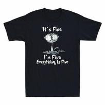Its Fine Im Fine Everything Is Fine Funny Raining Cat Vintage Unisexs TShirt S