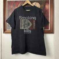 Black Vintage 90s Marlboro Smoking Kills Unisexs TShirt S