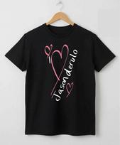 Jason Derulo Graphic TShirt Black Cotton Fan Merch Heart Design Unisexs S