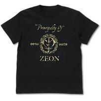 Mobile Suit Gundam Zeon Vintage Gold TShirt Black Cospa Japan Limited New Pre M
