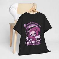 Kawaii Grim Reaper Goth Yami Kawaii Creepy Cute Black Tshirt Gift For Fans 2XL