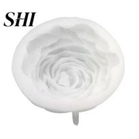 Baking Mold Cake Easy to Demould Convenient Cleaning Reused Thin Soft Make Aromatherapy Silicone Big Peony Candle Household Supplies Dessert balta