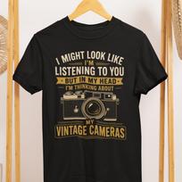 Vintage Camera Shirt, Retro Film Photography Tee, Comfort Colors 1717 Graphic S