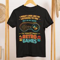 Retro Gaming T-Shirt Funny Gamer Gift for Classic Video Game Fans Comfort Colors Tee 4XL