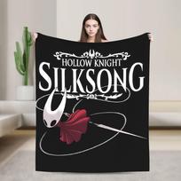 Hollow Knight Silksong Hornet Knitted Blankets Adventure Game Flannel Throw Blanket Bedding Printed Thin Bedspreads Breathable Size: 75*100cm, Weight: 230 GSM