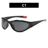 Sunglasses Y2K Millennium Same Sunglasses Uv Protection Spice Girl Riding Outdoor Mountaineering Sunglasses Tide as shown