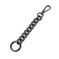 Bag Strap Extender DIY Handbag Purse Chain with Metal Buckles for Purses Handbags Wallet Clutch Shoulder Crossbody Bags A gray