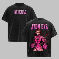 Atom Eve Bloody T-shirt Invincible Comic Book Fan Gift Heavyweight Cotton Outfit M black