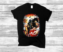 Headless Horseman Graphic T shirt, Texas Tale, Horse Lover Gift S