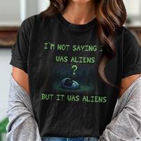 It Was Aliens T-Shirt, Stardew Valley, Retro Gaming Shirt, Cozy Gaming, Pixel Art, Video Game Tee, Gamer Gift, Stardew Valley Gift L