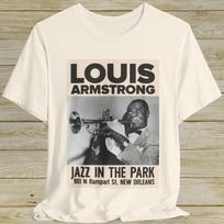 Louis, GOAT Concert Poster: New Orleans, Jazz, Trumpet, 30s. Black History Month, Duke Ellington, 20s, Billie Holiday, ragtime, sinatra, jr 4XL