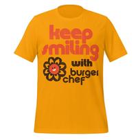 Burger Chef Shirt: Retro Fast Food Logo (Unisex Cotton Tee) 3XL