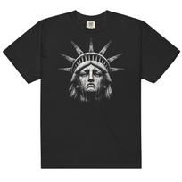 Still Holding the Torch | Sad Statue of Liberty Patriotic Unisex T-Shirt 2XL