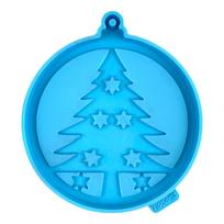 1/10 Pieces Round Xmas Tree Shape Epoxy Casting Mold Charm DIY Xmas Party Decor