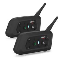 Twin Packs Ejeas V6 Pro 1200M 2 Riders Duplex Intercom Headset Motorcycle Helmet BT Intercom Headphone juoda