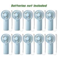 10-50Pcs Mini Wedding Fans for Guests Bulk Portable Handheld Fan with Card Gift Bags for Birthday Baby Shower Party Gifts 10 Pcs