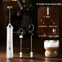 LISM Handheld Electric Milk Frother balta spalva