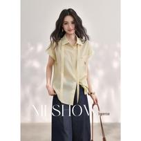 Women's Tie-Up Tencel Blend Shirt