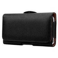 Smartphone pouch belt holder case iPhone 5.5 inches 4.7 Android drop prevention horizontal waist (5.5 embossed)