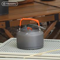 FIRE-MAPLE T4 Teapot, 1.3L Single Pot, Outdoor Camping Equipment, Water Kettle, Camping Tea Utensils, Tea Brewing around The Campfire