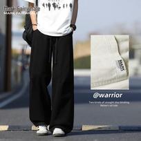 MARK FAIRWHALE Men's Ice Silk Straight-Leg Casual Pants XL juoda