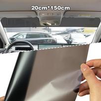 Priekinio stiklo automobilio lipdukas Saulės skydelis Apsauga nuo UV spindulių Juoda plėvelė Automobilio priekinio lango saulės skydelis Vinilinės plėvelės automobilių priedams Matt black
