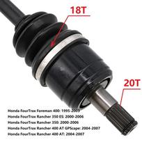 Priekinė ašis Sąnarys vidinis ir išorinis Kardanas Honda Foreman Rancher TRX350 TRX400 42350-HN5-671 42220-HM7-003 4147678-18T