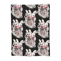 Robbie Robbie Silent Hill Blanket Flannel Textile Decor Multifunction Thin Throw Blanket for Home Office Plush Thin Quilt Size: 75*100cm, Weight: 230 GSM