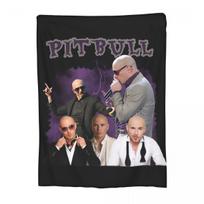 Pitbull Mr Worldwide Blanket Flannel All Season Portable Soft Throw Blankets for Bed Office Quilt Size: 75*100cm, Weight: 230 GSM