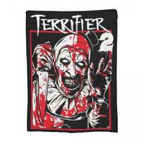 Art Clown Santa Terrifier 3 Blanket Fleece Autumn/Winter Breathable Soft Throw Blanket for Bedding Bedroom Plush Thin Quilt Size: 75*100cm, Weight: 230 GSM