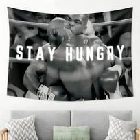 1pc Multi-Size Keep Hungry Tyson Gym Motivation Flag, Fitness Poster Wall Flag, Ideal for Gym Decor Bedroom Living Room College 100X70CM