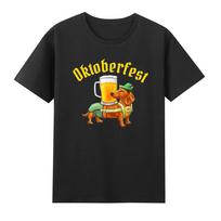 Oktoberfest Beer Dachshund Lederhosen Gerunisex Flag Tshirt S